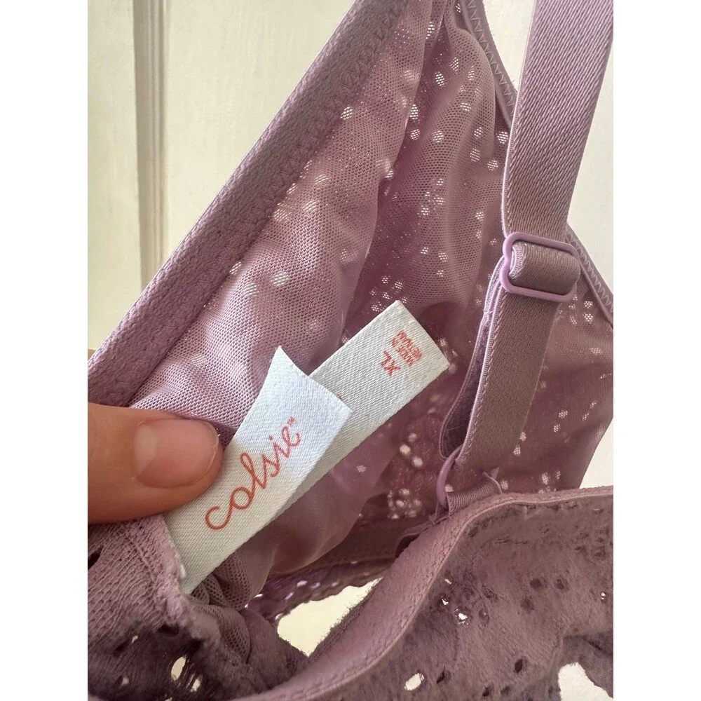 Colsie women’s size x-large purple Bralette - Picture 8 of 8